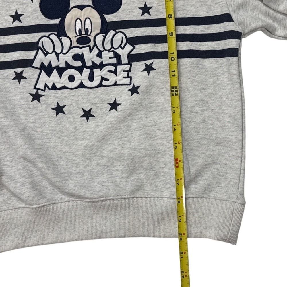 Rare vintage kids Disney Mickey Mouse grey pullover sweatshirt size 10-12 - Picture 6 of 7